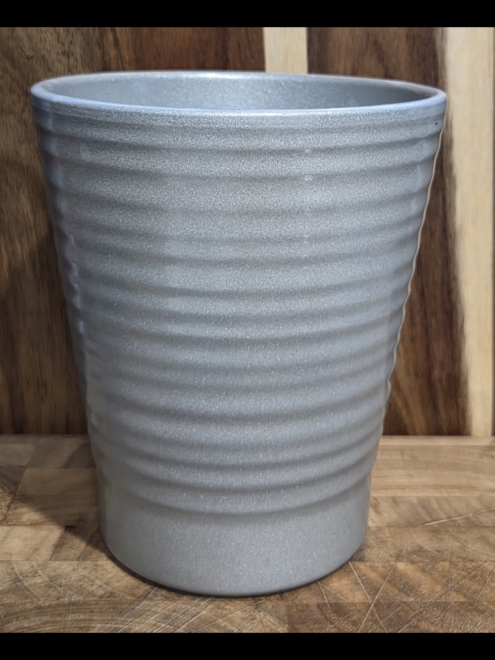 Gray/Silver Stonware Pot Made in Germany